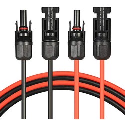 GoalZero Rallonge solaire des deux côtés Rouge/noir 6 mm² avec fiche Longueur 2 x 5 m - IP68 - Image 5