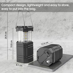 Mesqool Lanterne Solaire de Camping à Manivelle - Lampe de poche LED - Image 6