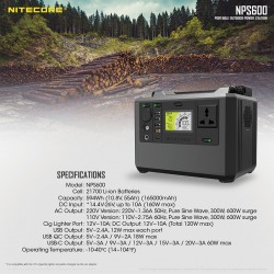 Nitecore Station d'alimentation portable NPS600 - Image 21