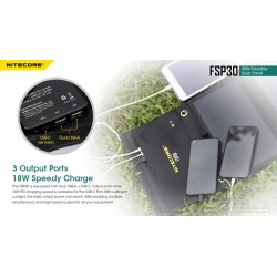 Nitecore Panneau solaire pliable 30W FSP30 - Image 5