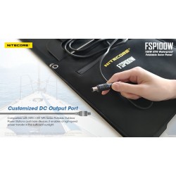Nitecore Panneau solaire pliant 100W FSP100W - Waterproof - Image 11