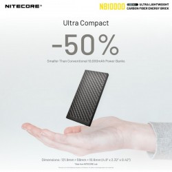 Nitecore Batterie portative 10 000 mAh NB10000 - 2ème Génération - Image 8