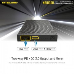 Nitecore Batterie portative 10 000 mAh NB10000 - 2ème Génération - Image 11