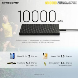 Nitecore Batterie portative 10 000 mAh NB10000 - 2ème Génération - Image 12