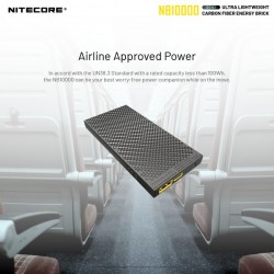 Nitecore Batterie portative 10 000 mAh NB10000 - 2ème Génération - Image 18