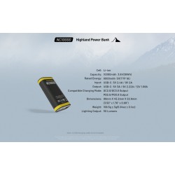 Nitecore Batterie portative 10000 mAh NC10000 - 50 Lumens - Image 18