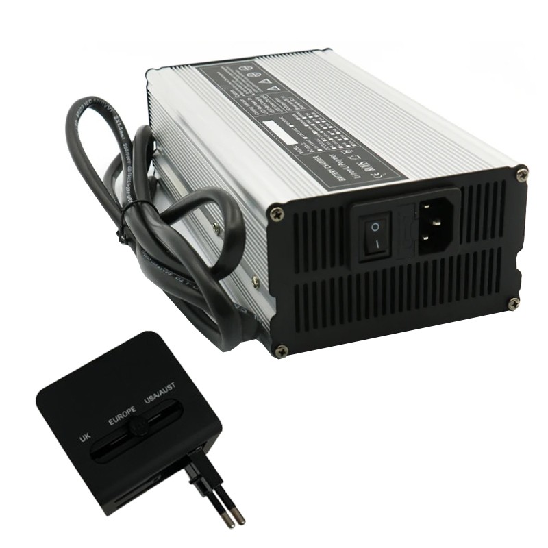 FranceOutdoor Chargeur de batterie DL-600W + Adaptateur Universel